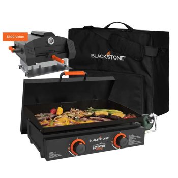 22 Griddle W/Hard Cover & Carry Bag Bundle